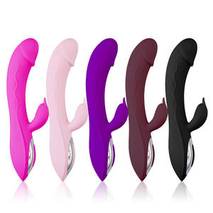 Erwachsene weibliche Kaninchen <span class=keywords><strong>Vibrator</strong></span> Sexspielzeug G-Punkt Doppel vibrations massage Klitoris stimulator <span class=keywords><strong>Vibrator</strong></span> für Frau - Product Image 6