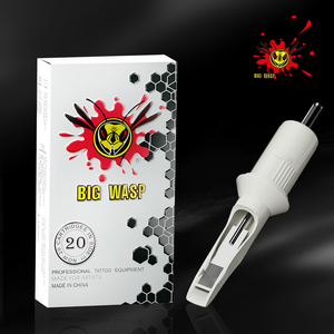Agujas <span class=keywords><strong>de</strong></span> Cartucho Desechables Blancas BIGWASP, Agujas <span class=keywords><strong>de</strong></span> <span class=keywords><strong>Tatuaje</strong></span> Profesionales Esterilizadas - Product Image 1