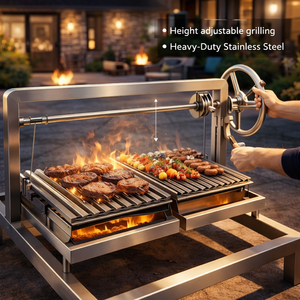 Juego de Utensilios para Barbacoa de <span class=keywords><strong>Acero</strong></span> <span class=keywords><strong>Inoxidable</strong></span> a Precio de Fábrica, Parrillas para Barbacoa de <span class=keywords><strong>Acero</strong></span> <span class=keywords><strong>Inoxidable</strong></span> Fáciles de Usar - Product Image 5