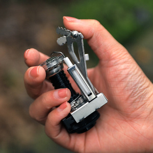 Portable Outdoor Mini <b>Stove</b> With Electronic Ignition Windproof Design For Camping And Travel Cooking Supplies - Product Image 4