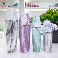 30ml 50ml 80ml Vente en gros Sérum cosmétique Bouteilles et emballages vides en céramique porcelaine bleue et blanche pour soins de la peau personnalisés