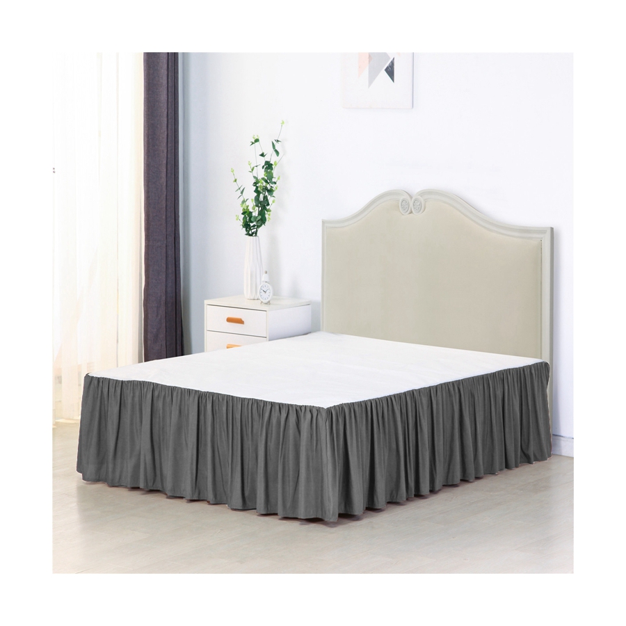 Оптовая продажа, высококачественное бархатное флисовое покрывало с оборками и вышивкой