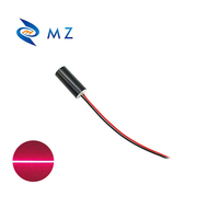 Haute stabilité compacte Mini D8x23mm 650nm 5mw 3V ligne rouge Module laser de type lecteur ACC de qualité industrielle
