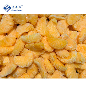 Sinocharm Fruits surgelés Prix de gros Mandarine Orange Segment L3-5cm Mandarine IQF entière - Product Image 1