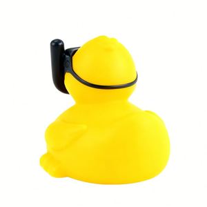 Juguetes de pato amarillo de dibujos animados al por mayor de Toy Factory, juguetes de plástico para bañera para niños con pato de hierro con forma de buzo para jugar en el agua. - Product Image 3