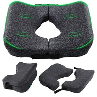 Coussin de siège double couche en mousse à mémoire de forme pour le soutien des hémorroïdes et la décompression du coccyx, idéal pour les femmes enceintes, post-opératoire et usage au bureau
