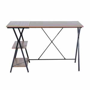Table d'ordinateur noire portable <span class=keywords><strong>moderne</strong></span> Mobilier de bureau <span class=keywords><strong>à</strong></span> domicile avec cadre en métal noir Bureau élégant pour l'école - Product Image 2