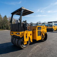 Compacteur vibrant LUTONG LTC206 de 6 tonnes, directement de l'usine, capacité de montée de 30 %, rayon de braquage de 5400 mm pour petits terrains