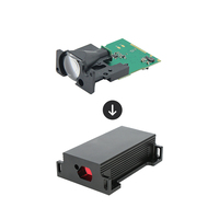 Sensor de Distancia Láser de 150m con Puerto RS232, Resistente al Agua IP67, Sensor Metálico