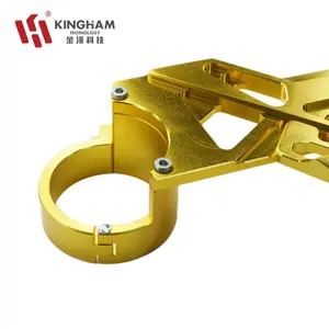 KINGHAM Personalização Motocicleta Garfo Brace para Yamaha Nmax Frente Choque Centro Bracket Clamp Outros Acessórios Da Motocicleta