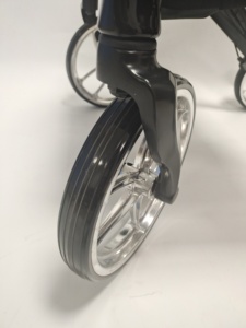 Déambulateurs en fibre de carbone pour personnes âgées avec siège, déambulateur pliable, hauteur de la poignée réglable, déambulateur roulant léger - Product Image 6