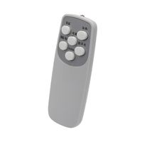 Control remoto de goma IR de 6 teclas para dispensador de agua, aire acondicionado, electrodomésticos pequeños