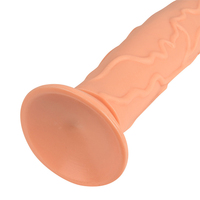 14 pulgadas Super larga gran Consolador negro pene grande sexo para las mujeres