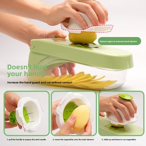 <span class=keywords><strong>Râpe</strong></span> multifonctionnelle manuelle en acier inoxydable pour la maison, coupe-<span class=keywords><strong>légumes</strong></span> transfrontalier pour râper, éplucher, trancher et couper en dés les <span class=keywords><strong>légumes</strong></span>, y compris les radis et les pommes de terre - Product Image 4