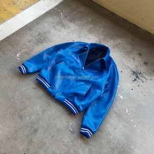 Veste en cuir zippée sur mesure de haute qualité pour homme – Fabricant de vestes en cuir décontractées et oversize pour l'extérieur et le streetwear - Product Image 1