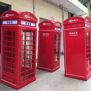 Vendita calda popolare cabina telefonica di londra insonorizzata singola cabina telefonica di londra - Product Image 4