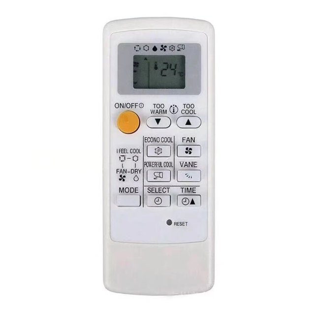 English Version Mitsubishi Air Conditioner Remote Control for MP07A/MH08B Models Made in China