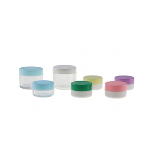 ขวดและภาชนะพลาสติกเครื่องสำอางแฟนซีขนาดเล็ก5g 10g 20g สำหรับดูแลผิวรูปร่างไม่เหมือนใครผลิตจากโรงงานไต้หวัน