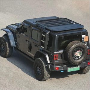 رف سقف للسيارة مع سلم لتخزين الأمتعة لسيارة جيب رانجلر JL 2018+ حامل أمتعة لسقف السيارة - Product Image 4