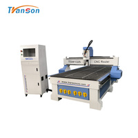 Máquina CNC para Tallado y Fresado de Madera, Precio de Fábrica, Mesa de Trabajo de 1300x2500mm, Motor de Husillo de 3kW, 2 Ejes, 380V