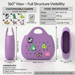 กระเป๋าโฟม EVA 2 in 1 ปลอดสารพิษ ไร้กลิ่น ยี่ห้อ HGD Direct Factory Outlet กันน้ำ ซักได้ เหมาะสำหรับฤดูร้อนและกิจกรรมกลางแจ้ง - Product Image 5