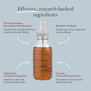 TAKACHIE Perawatan Kulit Kepala Kering dan Gatal - Pereda Gatal Tanpa Bilas dengan Peppermint, Bebas Pewangi, Bebas Paraben, Vegan, Bebas Kekejaman - Product Image 2