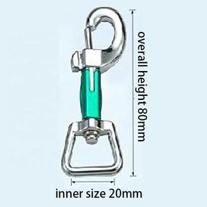 Aangepaste Kleuren Vacuüm <span class=keywords><strong>Plating</strong></span> Hond Lood Hardware Metalen Snap Draaibare Haak - Product Image 2