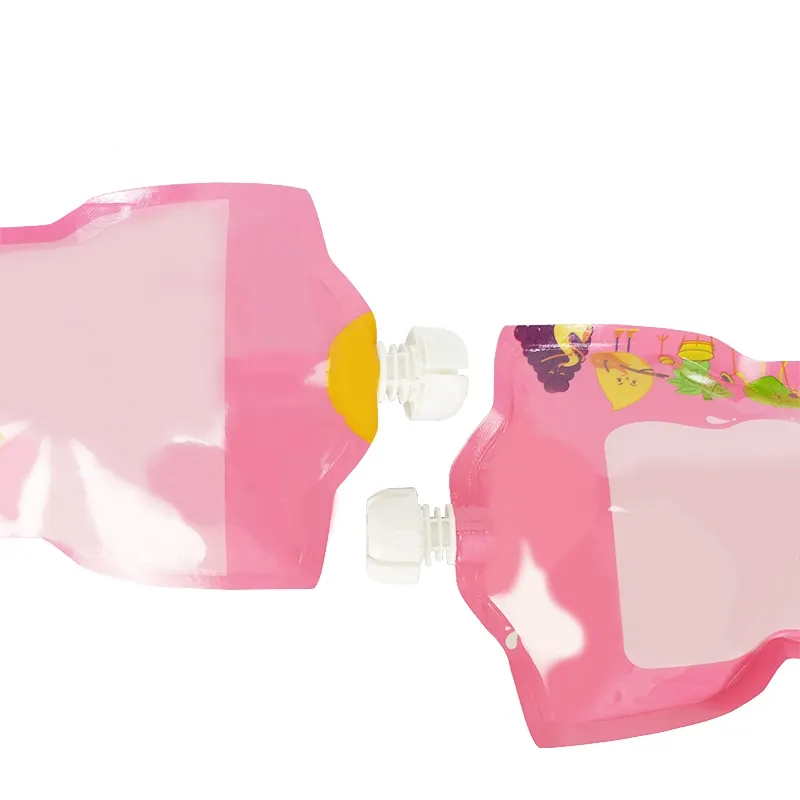 स्टैंड-अप स्पा पाउच पेय तरल रस दूध कॉफी प्लास्टिक पेय पैकेजिंग बैग