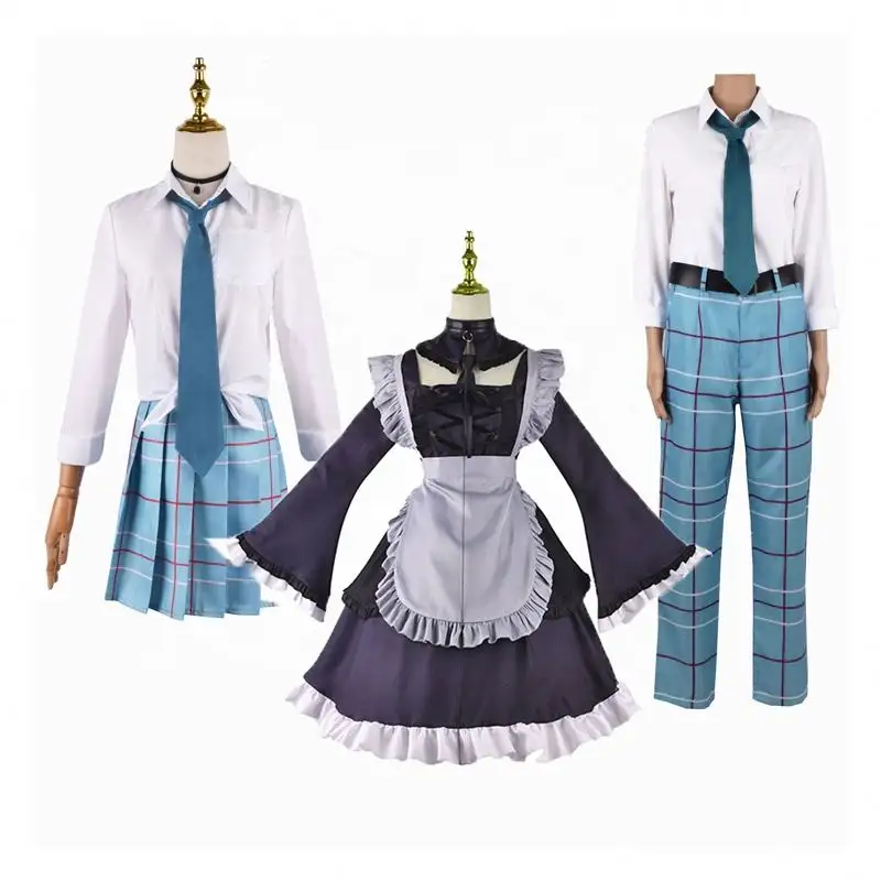 Costume de Cosplay du dessin animé My dressing Darling Marin Kitagawa, uniforme d'école, jupe, tenues d'halloween, Costume de carnaval