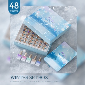 JTING Fournitures pour ongles Tendance Actuelle 48 Couleurs Collection Hiver Vernis Gel Design Gratuit Marque Unique Personnalisée OEM Vernis à Ongles Gel - Product Image 6