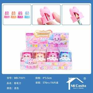 WeiBo Pencil Sharpener 4x3.5cm Manual Mechanical For School Office Supplies - Product Image 1