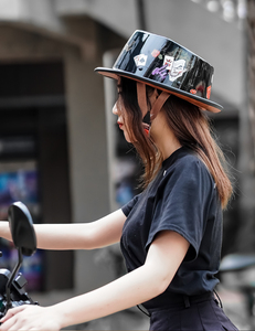 Casque demi-visage de haute qualité Gentleman pour <span class=keywords><strong>moto</strong></span> équitation Design à la mode casque mignon pour Scooters vélo en gros - Product Image 2