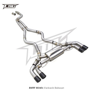 BMW M340i/m340 m440i g20 G22 3.0t 2019-2024 स्टेनलेस स्टील कैटबैक सिस्टम ट्यूनिंग मफलर - Product Image 2
