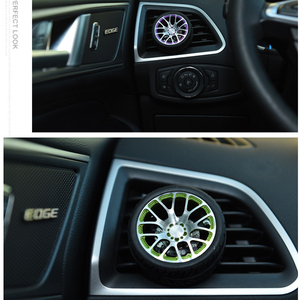 La fábrica CNC fabrica difusores de fragancia de coche de iluminación ambiental característica especial para entusiastas de las ruedas de aleación de aluminio - Product Image 3
