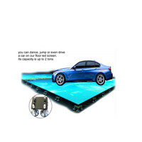 Écran LED interactif haute résolution AOWE pour piste de danse, sensible à la pression, anti-reflet, dalle d'affichage LED pour piste de danse