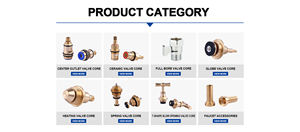 Válvula de grifo recta de latón de diseño moderno con roscas dobles para uso en baño y cocina - Product Image 3