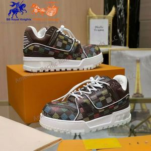 Zapatillas Deportivas TRAINER MAXI de Alta Calidad, Unisex, de Diseño, de Cuero, Casuales, con Cordones, de Lujo, Planas, para Caminar, Correr y Hacer Deporte - Product Image 6