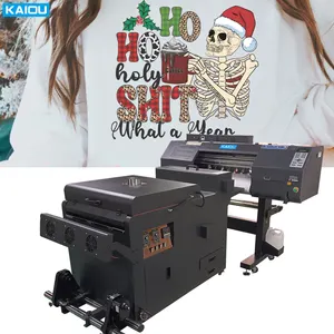 Vendite calde 60cm stampante tessile trasferimento di calore 2 4 I3200 testine di stampa stampante digitale DTF automatica