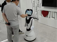 Mi City Humanoide Голосовая консультация искусственный интеллект патруль безопасности робот интерпретирующий робот мобильный приемный робот