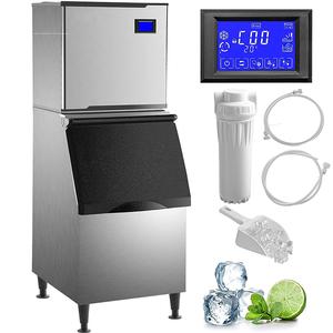 Máquina de Hielo Comercial Eléctrica de Alta Calidad para Exteriores, Carcasa de Acero Inoxidable, Enfriamiento por Aire Frío, Control Táctil, 200 kg/día, 1 Año de Garantía - Product Image 1