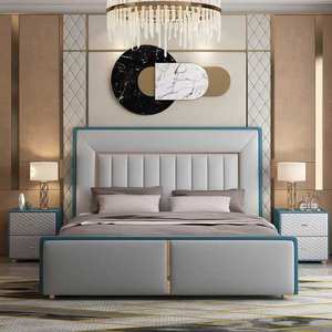 Set Mobili di Lusso per Camera da Letto Matrimoniale Completa con Letto King Size Struttura Moderna in Legno per Arredamento Casa - Product Image 3