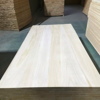 Planche en bois massif de Paulownia de marque JS, collée sur les bords, en Paulownia Tomentosa légère, en bois de Kiri, pour meubles