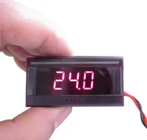 Mini display A LED 12V indicatore di tensione