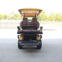 Voiture de golf électrique 4 places certifiée EEC DOT 72V 4x4 pour adultes, idéale pour le tourisme, importée de Chine