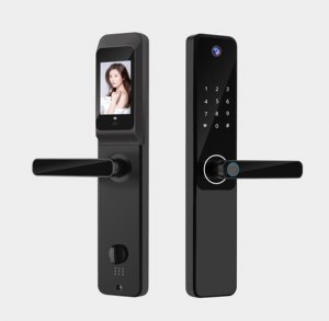 กุญแจล็อคอัจฉริยะ VIMA Qleung S802Pro Tuya WiFi พร้อมกล้อง HD และหน้าจอแสดงผลภายในบ้าน รองรับลายนิ้วมือ บัตร IC และกุญแจ สำหรับการเข้าออกบ้านอย่างปลอดภัย - Product Image 2