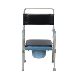 Chaise de toilette en alliage d'aluminium avec accoudoirs antidérapants, pour usage domestique, pour personnes âgées et femmes enceintes, siège de toilette portable - Product Image 5