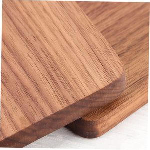 Juego de 50 Posavasos de Madera Natural - Posavasos Rústicos de Madera de Nogal Negro Premium para Grabado Láser - Product Image 6