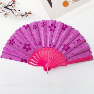 Éventail portable en bambou personnalisé pour cadeaux promotionnels, modèle publicitaire sculpté et peint, motif décoratif - Product Image 2