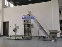 Machine de pesage et de remplissage de granulés 25 kg, distributeur de granulés de riz 50 kg, remplisseur de granulés de café moulu