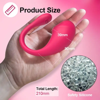 Vibrador de Bolas con Forma de Vagina, Control Remoto por Aplicación, Juguetes Sexuales para Mujeres, Vibrador de Braguitas, Huevo Vibrador
